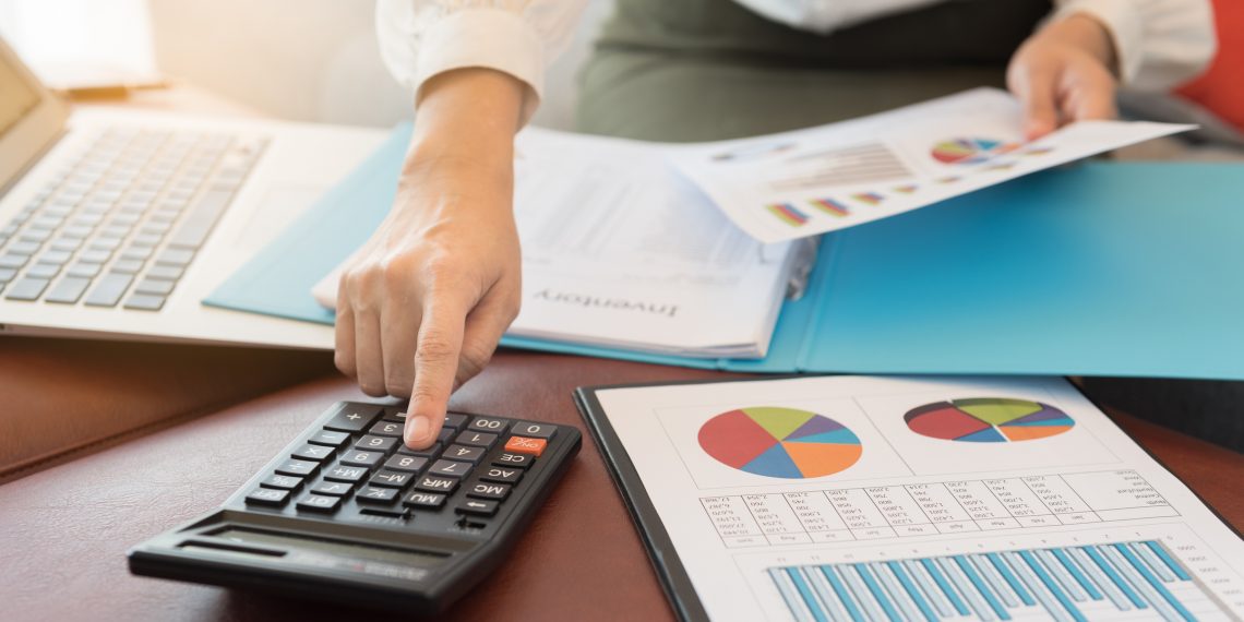 calculating expenses using calculator